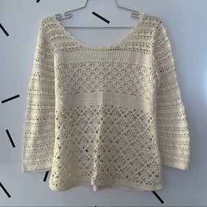 Boho Lucky Brand Crochet Top